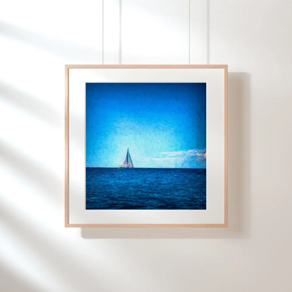 Navegando Bayahibe Art Caribbean-inspired art Abrahan Garcia