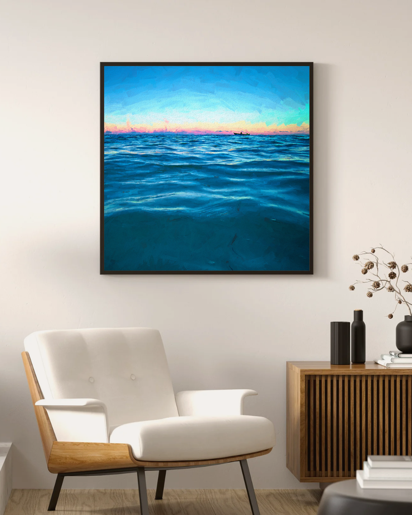 Pescadores | Canvas–30" x 30".