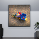 El Delivery | Canvas–30" x 30".