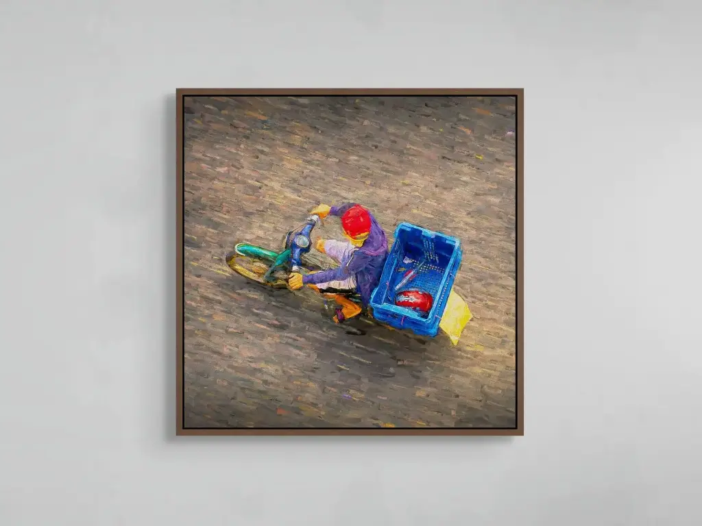 El Delivery  | Canvas–30" x 30".