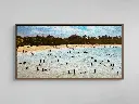 Siluetas Caribeñas | Canvas – 48" x 24"