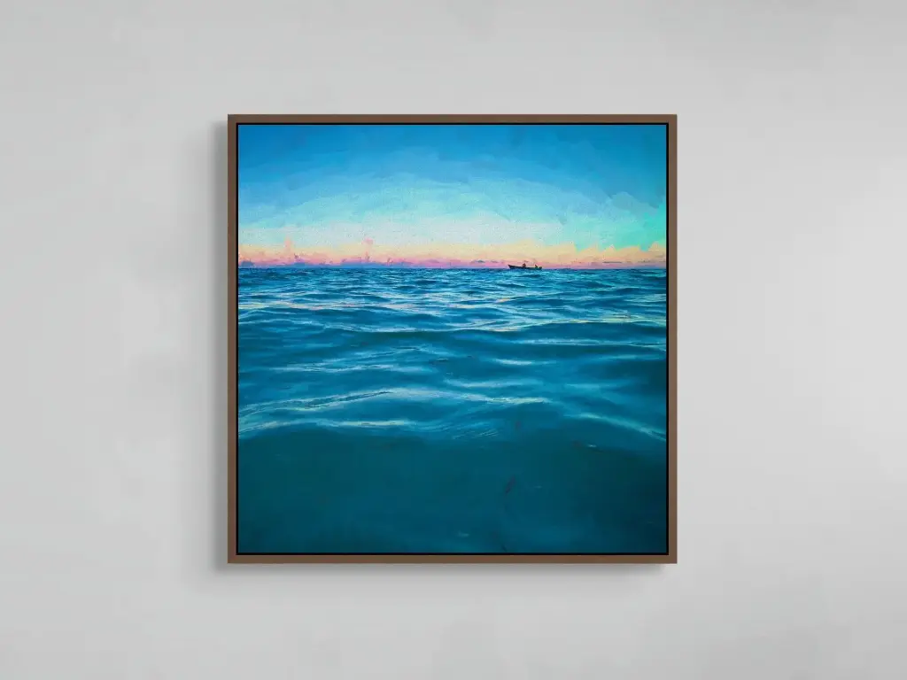 Pescadores | Canvas–30" x 30".