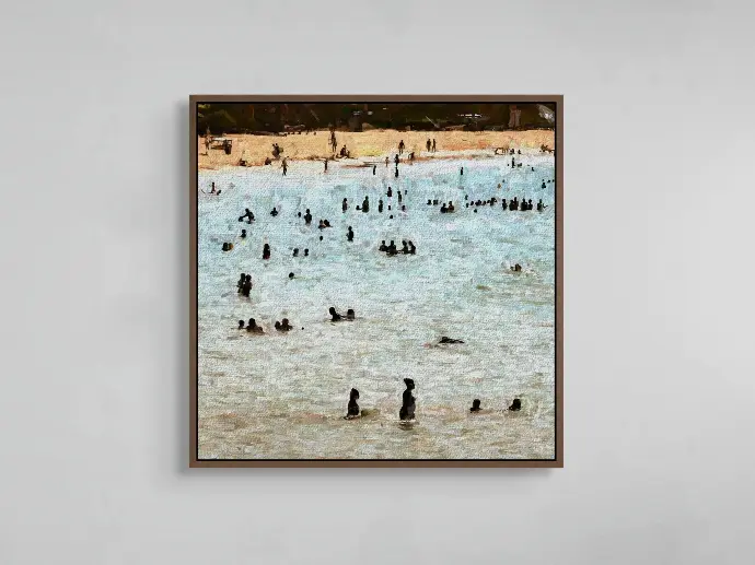 Siluetas Caribeñas No.2 | Canvas 15" x 15".