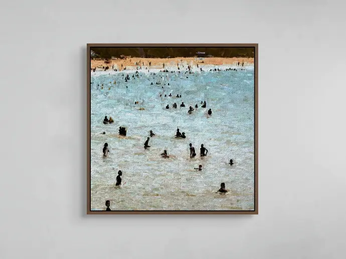 Siluetas Caribeñas No.3 | Canvas 15" x 15".