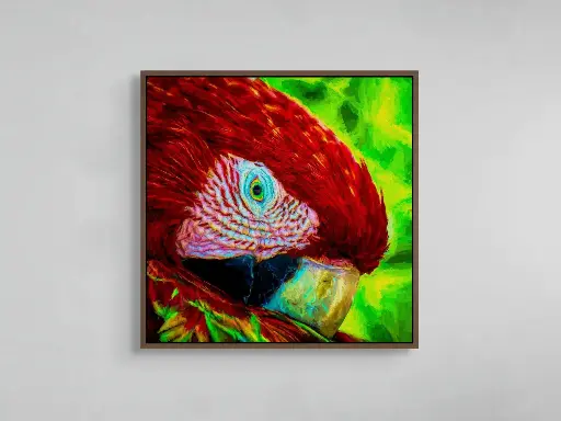 Guacamaya | Canvas – 30" x 30".
